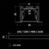 ARTEFACTO LINEAR EMPOTRABLE