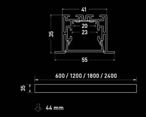 ARTEFACTO LINEAR EMPOTRABLE